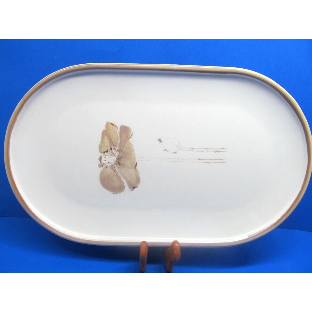 Waechtersbach WAE 69 Floral 14" X 8" Serving Plate Platter READ DESCRIPTION